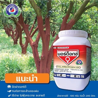 นอร์ด็อก 1กก. ยาแดงทาแผลทุเรียน คอปเปอร์แดง ใบจุด สาหร่าย ไฟท้อป สู้แดดดี เชื้อราและแบคทีเรีย