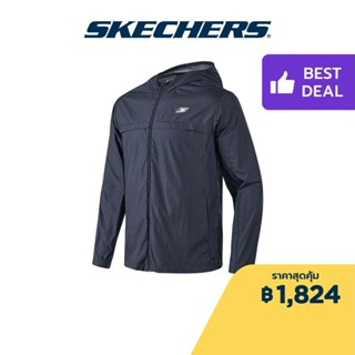 Skechers สเก็ตเชอร์ส เสื้อแจ็คเก็ต ผู้ชาย Anti-UV Jacket - P223M090