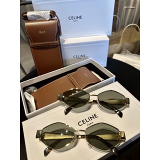 🕶️🕶️รุ่นใหม่ล่าสุด สวยตาแตก เงาวิ้งๆๆแว่นตาสุดฮิต New Celine Sunglasses 
รุ่นแม่ชม ขาทอง