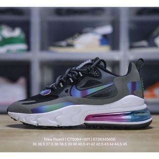 Nike Air Max 270 React Racing Series รองเท้าผ้าใบลําลอง เหมาะกับการวิ่งจ็อกกิ้ง