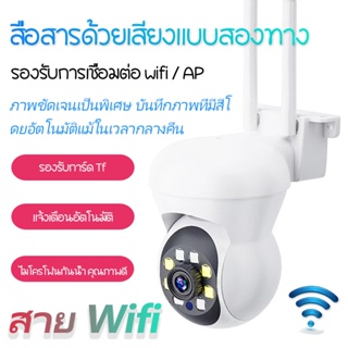 กล้องวงจรปิด Wifi IP Camera ล้านพิกเซล มองเห็นในที่มืด ดูภาพผ่านมือถือฟรี! กล้องวงจรปิดรักษาความปลอดภัย