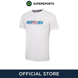 SKECHERS SP123M033 เสื้อออกกำลังกายผู้ชาย เสื้อกีฬา