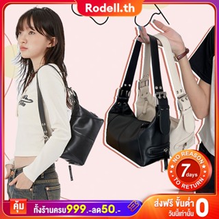 Rodell [ลดเพิ่มอีก20% ใส่โค้ด RODE80820 เฉพาะ8-10สค.] กระเป๋าสะพายไหล่ หนัง PU สำหรับผู้หญิง แฟชั่น วินเทจ กระเป๋าสะพายสุภาพสตรี