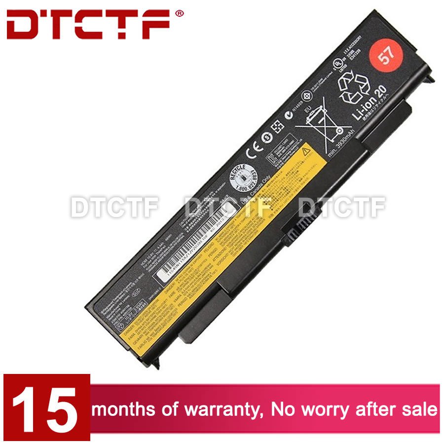 DTCTF 10.8โวลต์57wh 5200มิลลิแอมป์ชั่วโมงรุ่น45N1144/45/48/59/58แบตเตอรี่แล็ปท็อปสำหรับ Lenovo T Hin