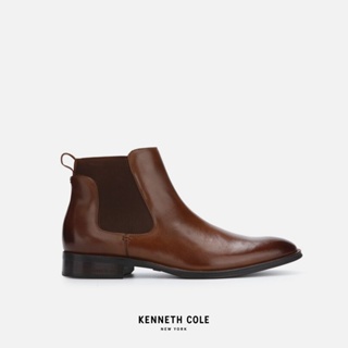 KENNETH COLE รองเท้าบูทผู้ชาย รุ่น TULLY CHELSEA สีน้ำตาล ( BOT - KMF9017LE-901 )