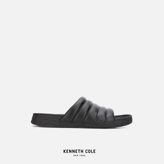 KENNETH COLE รองเท้าแตะผู้หญิง รุ่น NOVA QUILTED SLIDE สีดำ ( SAN - KLF1021SO-001 )