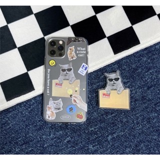 ★★พร้อมส่ง/ของแท้★★ for i11pm SET DPC what a cute cat case plus griptok