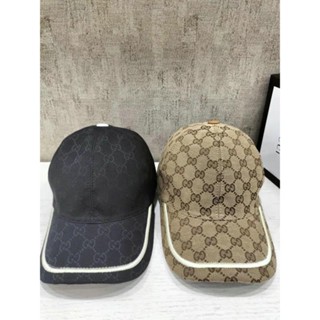 [sports] New_gucci หมวกเบสบอล ผ้าแคนวาส สําหรับผู้ชาย ผู้หญิง H002