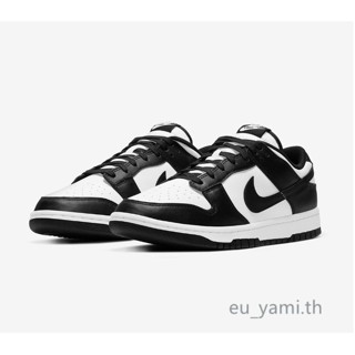 ของแท้ 100%  Nike Dunk Low Retro Black White “PANDA”รองเท้ากีฬา