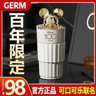 สไตล์ใหม่ GERM Disney แก้วกาแฟเซรามิค ลายมิกกี้เมาส์ จํากัดจํานวน พร้อมฝาปิด คุณภาพสูง สําหรับเด็กผู้หญิง