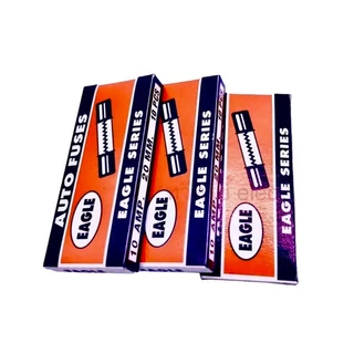 Fuse ฟิวส์แก้ว EAGLE ขนาด 5*20mm~5*20mm/250V (ขายเป็นกล่อง 10ตัว) มีพร้อมส่งในไทย