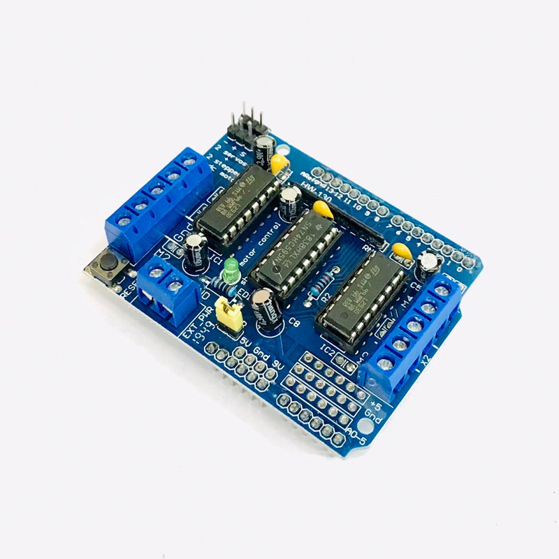 Broad L293Dควบคุมมอเตอร์ไดรฟ์SHIELD DualสำหรับArduino Mega2560 4 ช่องL293 มอเตอร์ไดรฟ์บอร์ดขยาย