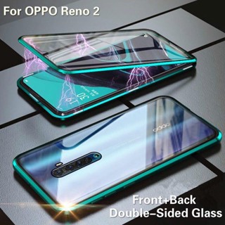 เคสโทรศัพท์มือถือแบบแข็ง แม่เหล็ก สําหรับ OPPO Reno 2 2F Realme C3 6 6i F11 Pro A5 A3S A7 A5S A9 A5 2020 Realme 5 Pro 5i Pro