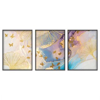 ภาพเซ็ต GINKGOS LEAF DOSEART 75x180 ซม. แพ็ก 3 ชิ้น