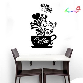 【AG】DIY Coffee Cup Decal Wall Decoration Removable Home Kitchen Mural Sticker