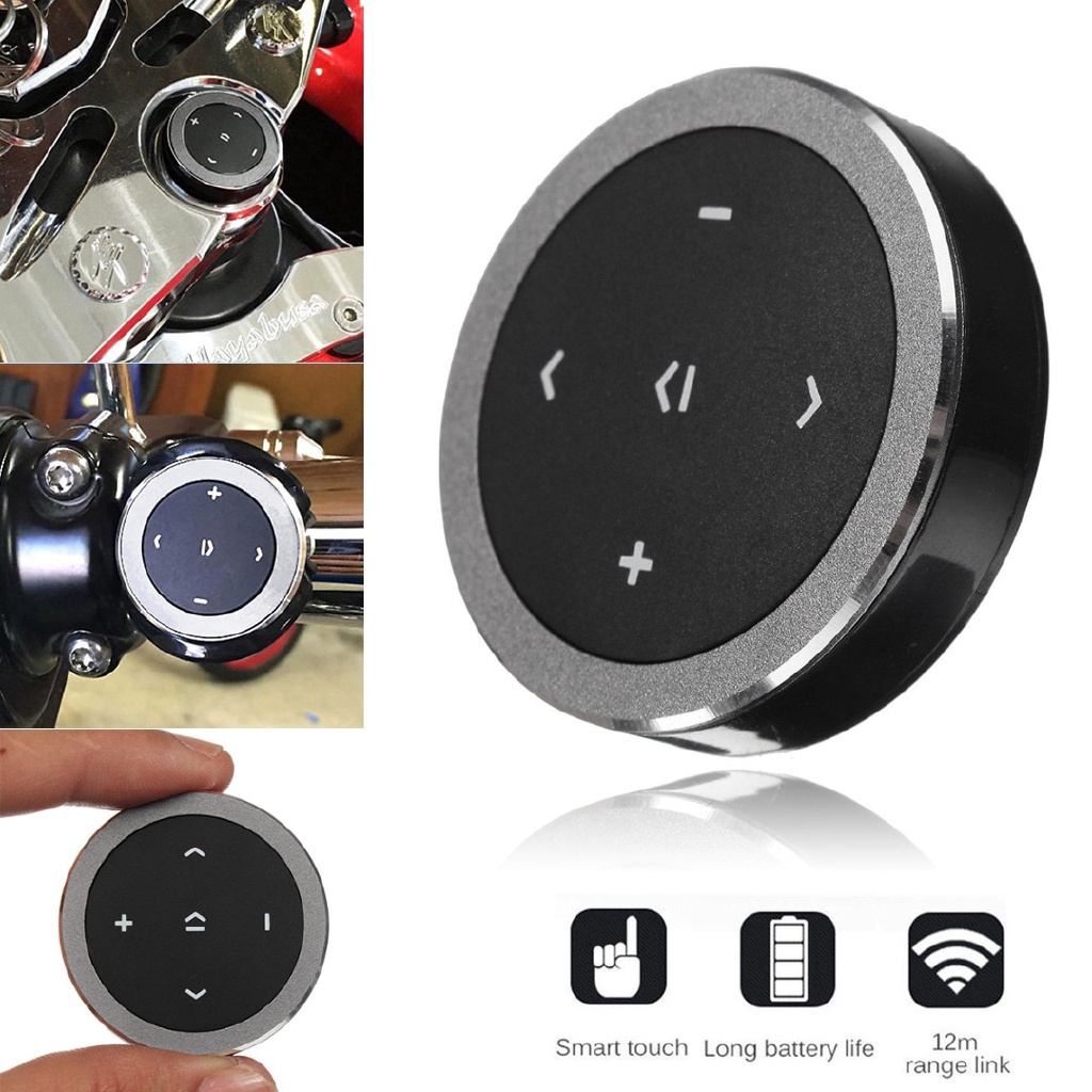 ❤❤❤ღღWireless Bluetooth Media Steering Wheel Remote Control mp3 Music Play For Android IOS Smartphon
