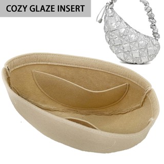 Carlyn COZY GLAZY จัดระเบียบและดันทรงกระเป๋า กระเป๋าสักหลาด สําหรับใส่ของ D108