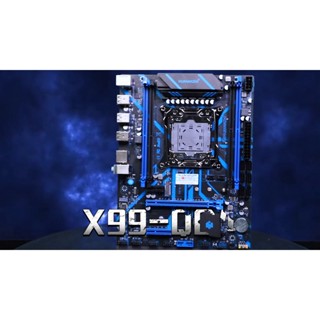 South China Gold Medal X99-QD4 ชุดเมนบอร์ดหน่วยความจํา CPU ddr4 2680v4 สําหรับคอมพิวเตอร์ตั้งโต๊ะ