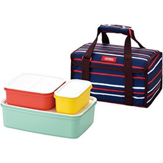 Thermos เทอร์มอส Bento Box Family Fresh Lunch Hunch Box กองทัพเรือ DJF-4003 k1605