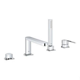 GROHE PLUS ก๊อกผสมอ่างอาบติดขอบอ่าง 4 รู 29307003 ก๊อกอ่างล้างหน้า อุปกรณ์ อะไหล่ห้องน้ำ สุขภัณฑ์ อุปกรณ์ ของใช้ในห้องน้