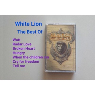 □มือ2 white lion เทปเพลง□อัลบั้มThe best of (แนว rock).