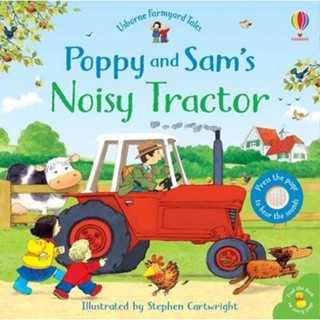 NEW! หนังสืออังกฤษ Poppy and Sams Noisy Tractor (Farmyard Tales Poppy and Sam) (Board Book) [Hardcover]