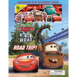 NEW! หนังสืออังกฤษ Disney Pixar: Cars on the Road: Road Trip! (Magnetic Hardcover) (Board Book) [Hardcover]