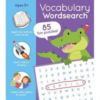 NEW! หนังสืออังกฤษ Vocabulary Wordsearch : Over 85 Fun Puzzles! [Paperback]