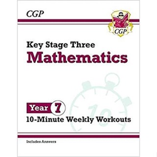 NEW! หนังสืออังกฤษ KS3 Maths 10-Minute Weekly Workouts - Year 7 [Paperback]