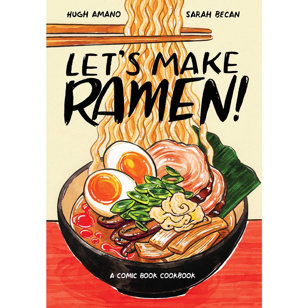NEW! หนังสืออังกฤษ Let's Make Ramen! : A Comic Book Cookbook [Paperback]