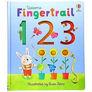 NEW! หนังสืออังกฤษ Fingertrail 123 (Fingertrails) (Board Book) [Hardcover]