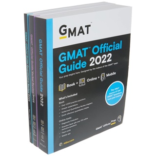 NEW! หนังสืออังกฤษ GMAT Official Guide 2022 Bundle: Books + Online Question Bank [Paperback]