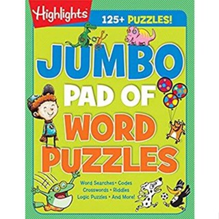 NEW! หนังสืออังกฤษ Jumbo Pad of Word Puzzles (Jumbo) [Paperback]