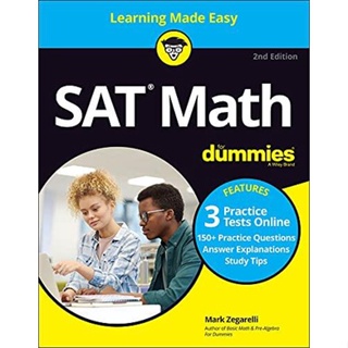 NEW! หนังสืออังกฤษ SAT Math for Dummies, 2nd Edition with Online Practice [Paperback]