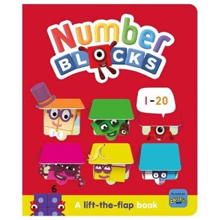 NEW! หนังสืออังกฤษ Numberblocks 1-20: a Lift the Flap Book (Board Book) [Hardcover]