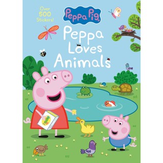 NEW! หนังสืออังกฤษ Peppa Loves Animals (Peppa Pig) [Paperback]