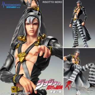 งานแท้ Medicos JoJos Bizarre Adventure Golden Wind โจโจ้ ล่าข้ามศตวรรษ Risotto Nero รีซ๊อตโต้ เนโร Super Action Statue