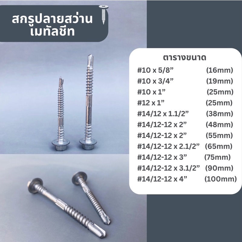 น็อตยิงหลังคาเมทัลชีท ถูกที่สุด พร้อมโปรโมชั่น ต.ค. 2024|BigGoเช็คราคาง่ายๆ