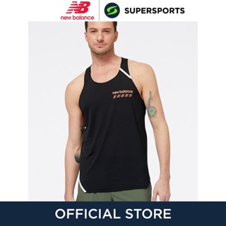 NEW BALANCE Accelerate Pacer เสื้อกล้ามวิ่งผู้ชาย เสื้อกีฬา