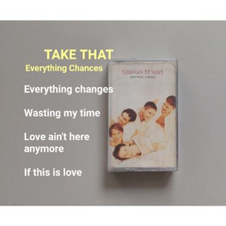 □มือ2 TAKE THAT เทปเพลง□ อัลบั้ม Everything changes (ลิขสิทธิ์แท้) (แนว pop)