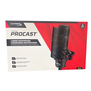 HyperX ProCast Large Diaphragm Condenser Microphone (Black) - 3-pin XLR