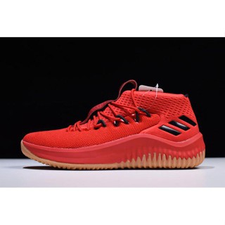 สีใหมadidas Dame 4 400 Degreez Red Gum Scarlet/High Resolution สีแดง-ดำ CQ0186