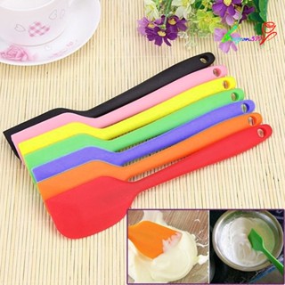 【AG】Home Kitchen Silicone Flexible Spatulas Cake Cream Scraper Cooking Baking Tool