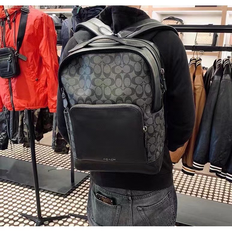 กระเป๋าเป้สะพายหลัง Coach Men For Casual Fashion Notebook Bag