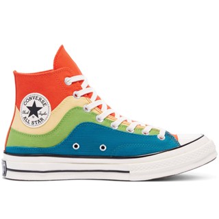 Converse รองเท้า CHUCK 70 NATIONAL PARKS HI ผู้ชาย ผู้หญิง unisex สีส้ม เขียว เหลือง 170836C 170836CU1MC