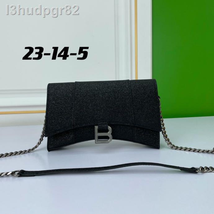 ◆℗❁พร้อมส่ง รูปภาพสินค้า New Balenciaga hourglass bag หมายเลขรุ่น 60502 Balenciaga chain messenger bag with box