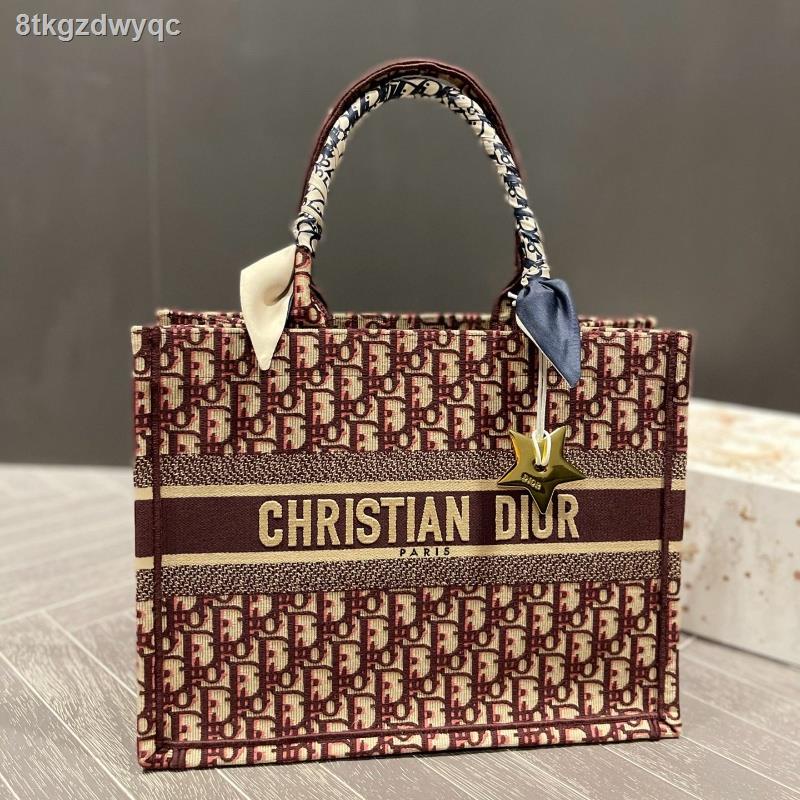 ♠✣❐☄[พร้อมกล่อง] Dior Book Tote➕ Liner Women Handbags Fashion Casual Shoulder Bag Shopping