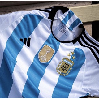 เสื้อฟุตบอลชุดเหย้าทีมชาติอาเจนติน่า ADIDAS ARGENTINA 2022 HOME REPLICA JERSEY - BLACK/WHITE