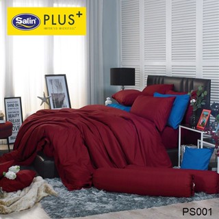 Satin Plus ผ้านวม (ไม่รวมผ้าปูที่นอน) สีแดง RED PS001 #ซาตินพลัส ผ้าห่ม