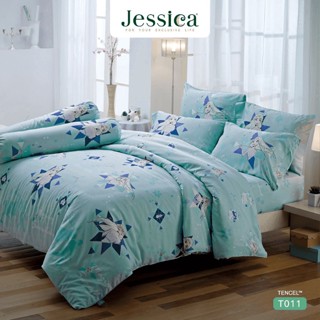 Jessica ผ้านวม 90 x 100 นิ้ว (ไม่รวมผ้าปูที่นอน) Tencel ทอ 500 เส้น โฟรเซ่น Frozen T011 #เจสสิกา ผ้าห่ม